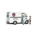 Woodland Scenics Ho Mickeys Milk Delivery Truck with Figures WOO5529